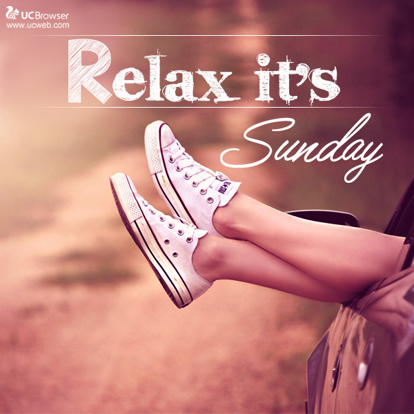 Wish you a joyful and relaxing Sunday! 