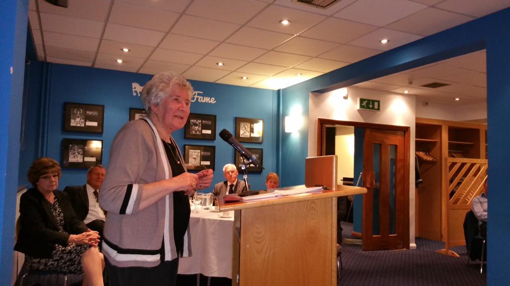 TheOrwellWalk's tweet photo. Fabulous night at Ipswich Town Football Club with legend guest speaker Pat Godbold http://t.co/YNDOaOinHz