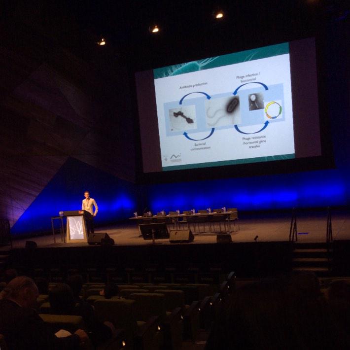 DrMegsW's tweet image. Peter Fineran @otago winner of the NZSBMB Custom Science Award #ComBio2015