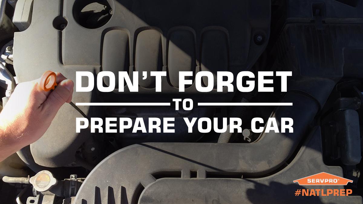 Make sure your car is always prepared in case you have to leave at a moment's notice #NatlPrep