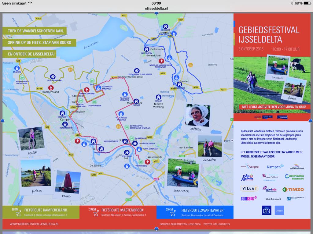 Zaterdag is het gebiedsfestival IJsseldelta. Kom beleef en geniet het @nlijsseldelta nlijsseldelta.nl.