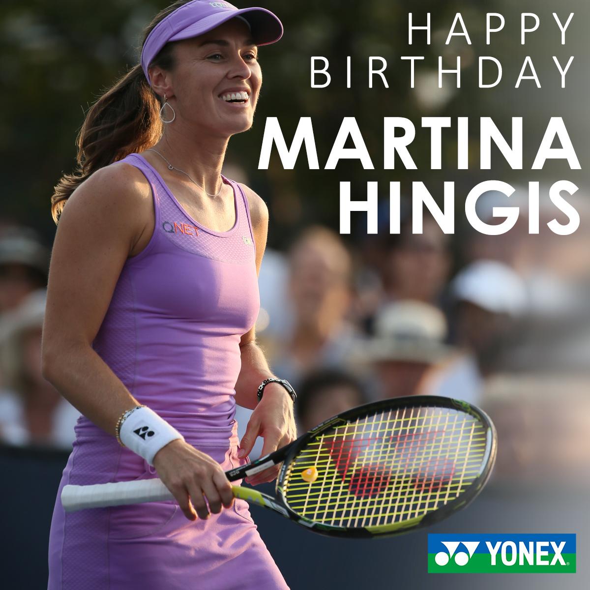 Happy Birthday Martina Hingis!
35  1                                      (     ) 