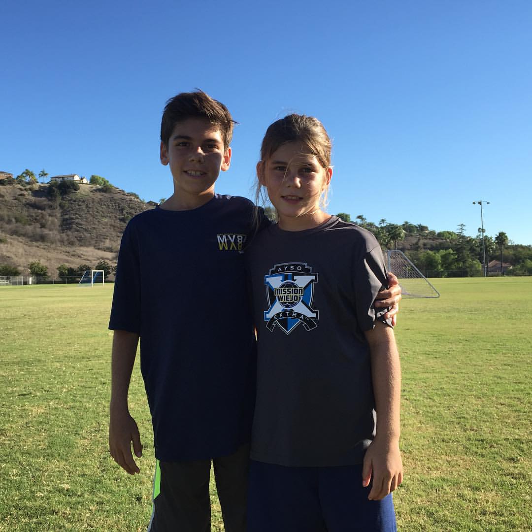 Orange County California, Mission Viejo
Today we had Collin and Sophia Gomez U12 and U10 working with SIFT Academy