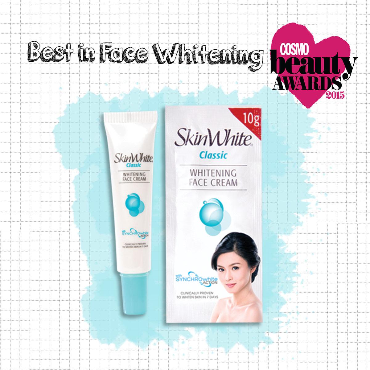 SkinWhitePH's tweet image. SkinWhite Classic Face Whitening Cream was just named as the Best in Face Whitening in the Cosmo Beauty Awards!