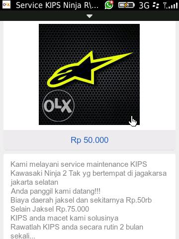 oppa_roam's tweet photo. Segera hub kami di 087875730130 pin bb 23998D87 anda panggil kami datang @Jasa service KIPS ninja 2 tak http://t.co/Xn25XjN4kP