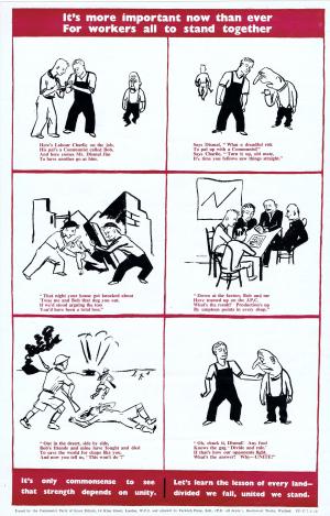 AntikBar's tweet photo. Original vintage poster of the day - "...divided we fall, united we stand..." 
http://t.co/nPu9TnTEQt #WW2poster http://t.co/JxTX5loVBG
