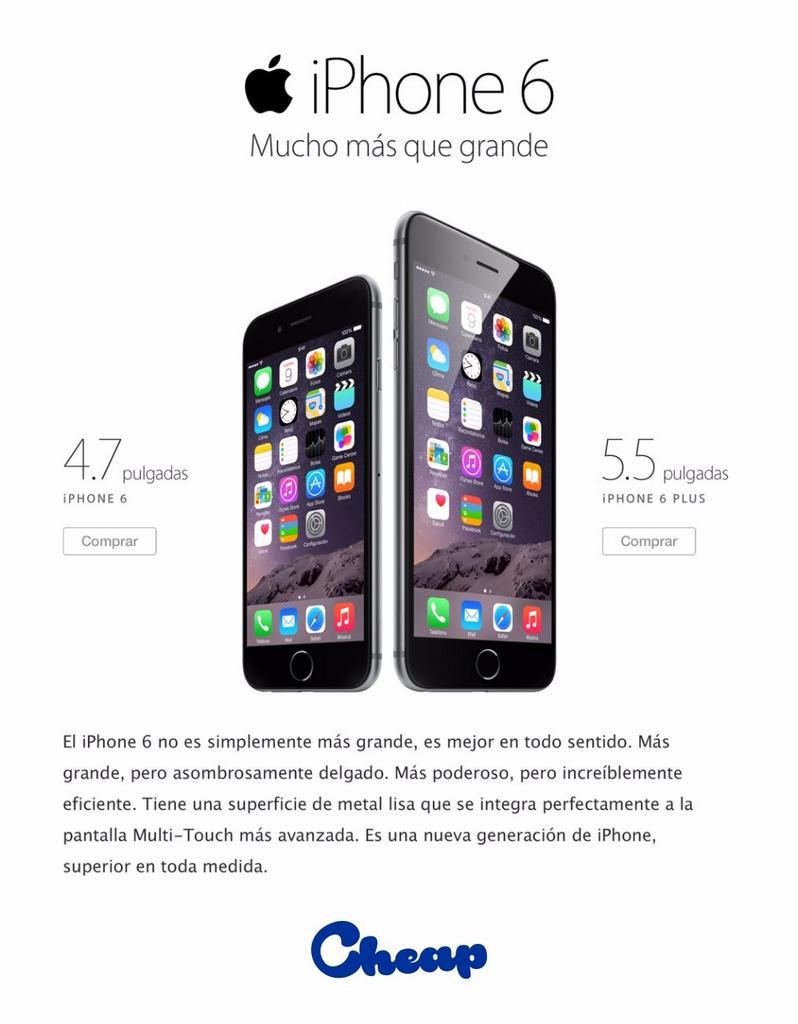 Encontranos en Facebook ➡ ➡ CHEAP!!!   Super ofertas en smartphones/ iphone 6.