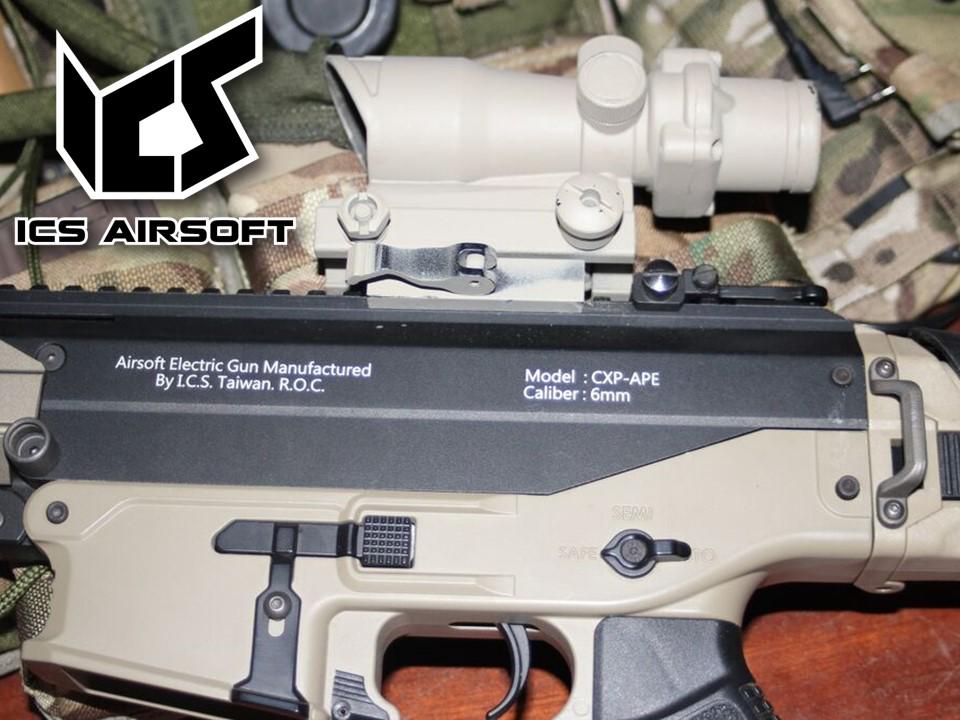 ICSCPTIcarus's tweet photo. Really enjoying my ICS CXP APE-R, a truly epic AEG,thanks @icsbbairsoft #ICSAPE #ICS #airsoft #icsgun #icsairsoft http://t.co/ngNcMuRY5Q