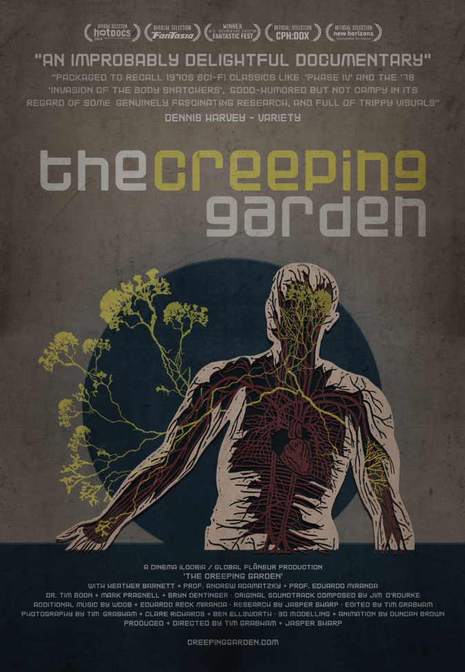 DanielGrushkin's tweet photo. Slime Mold! Thurs, 6:30pm @genspacenyc. Filmmakers Tim Grabham &amp; Jasper Sharp @creepinggarden http://t.co/TH4RxmXitl http://t.co/6drlYnZIHX