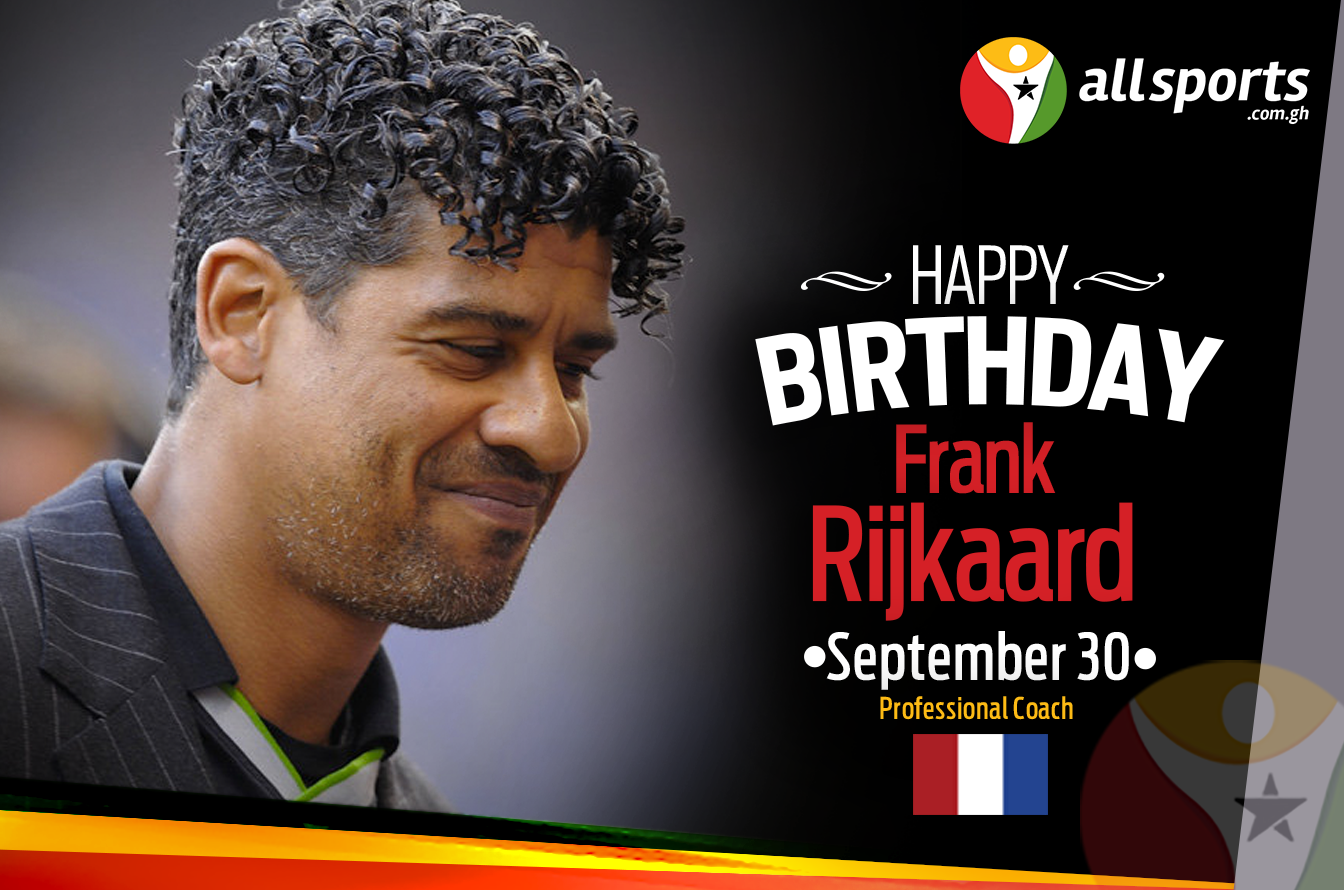 AllSportsGh wishes former and Dutch legend, Frank Rijkaard a HAPPY BIRTHDAY as he turns 53 today. 