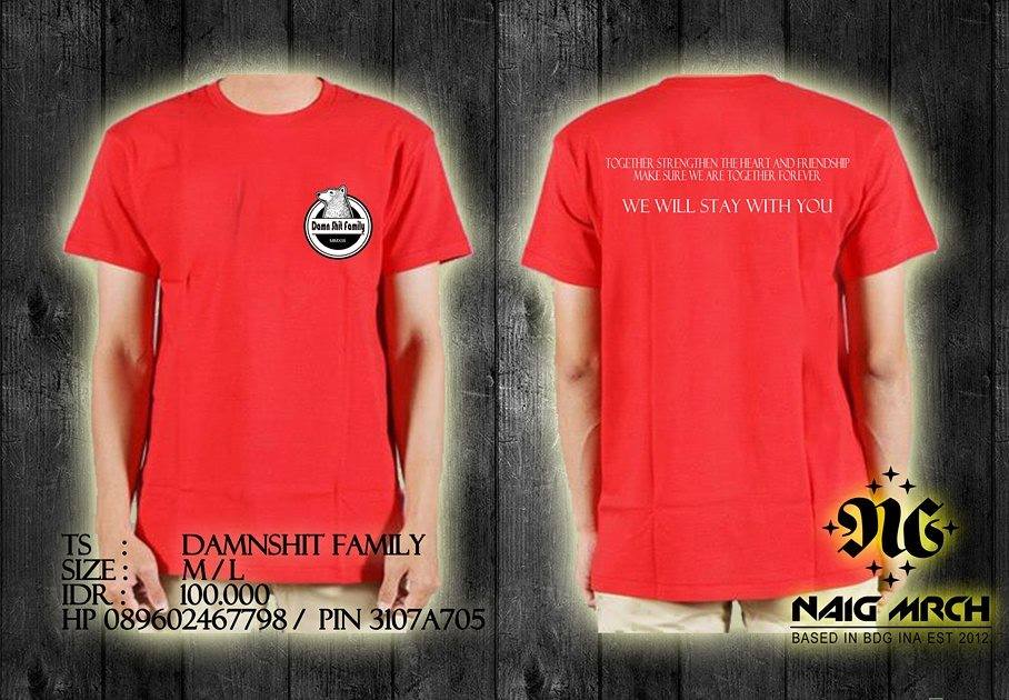 Ayooo serbu sebelum kehabisan,tinggal sedikit lagi merch official dari Naig Merch edisi #DamnShitFamily :*