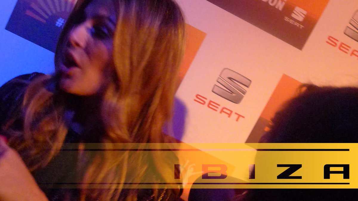 IDILIK have returned from a late night working/partying with the celebrity race at the SEAT Ibiza party. #zoehardman