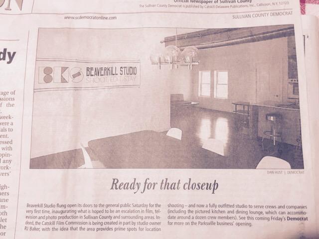 bkillstudio's tweet photo. Nice mention in the @SullCoDemocrat.  Full story in Friday's paper.  #beaverkillstudio #catskills #sullivancounty http://t.co/mmNibjcmns