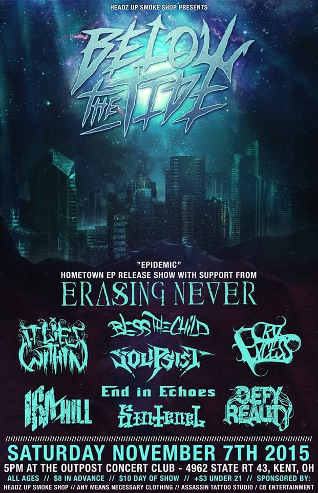 TaylorTrint's tweet photo. November 7th! Who needs tickets !! This will sell out!! #metal #ohiometal #defyreality http://t.co/iyBPPGj9t7