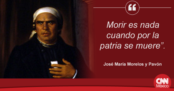 José María Morelos: Un día como hoy de 1765 nació José María Morelos y