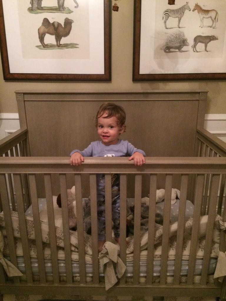 AnneCutler's tweet image. Beau can&apos;t decide: sleep on his @Naturepedic mattress or jump on it!? #STpartner #naturepedic #healthysleep #NPBigKid