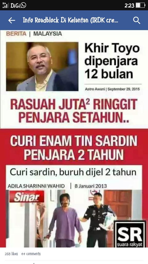PotretDirector's tweet photo. Perbezaan antara yg KAYA dan Yg MISKIN. http://t.co/sS6LVyHLcV