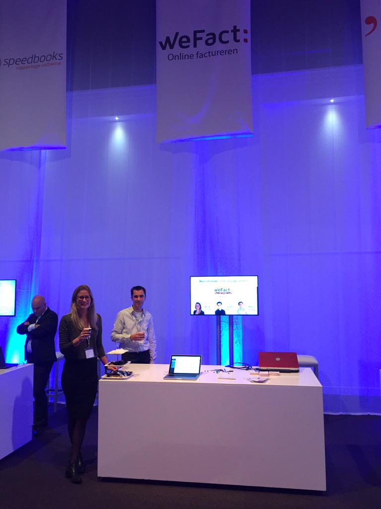 wefact's tweet photo. Gisteren stonden we op het jaarcongres accountant. Steeds meer accountants zien de mogelijkheden van #WeFact #jacc15 http://t.co/tXONFQvXr7