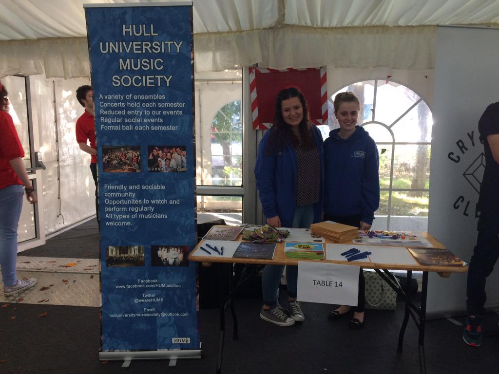 Come down to the marquee between 11 and 3 today to sign up!