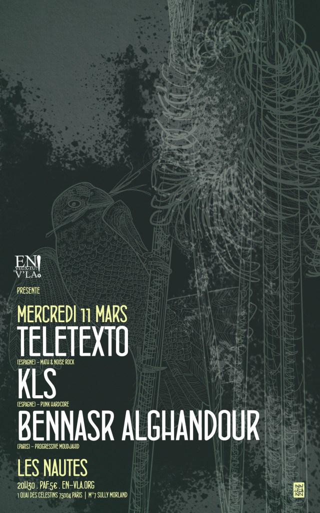 hellobnag's tweet photo. KLS + Teletexto + BenNasr AlGhandour // 11.03.2015 @Les Nautes http://t.co/SgEy3HcCOe http://t.co/jR5eecQpxE