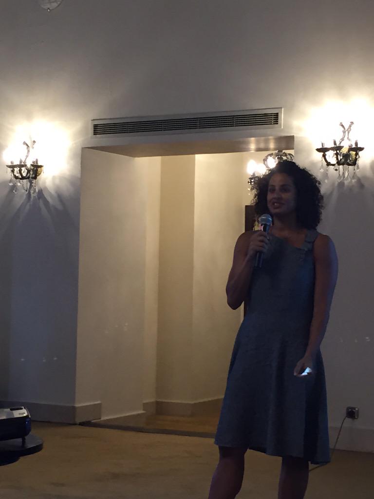 nahlazeitoun's tweet photo. Inspiring women at @UNGCEgypt event on women entrepreneurs #upfuse recycled bags @DeanaShaaban fashion @UNDPEgypt http://t.co/oMVPpJMBEU