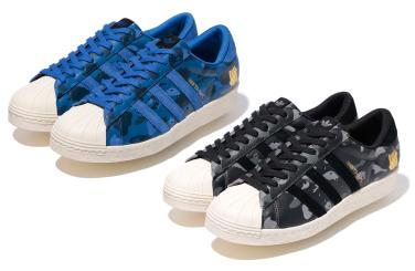 A BATHING APE x UNDEFEATED x adidas "SUPERSTAR 80v"