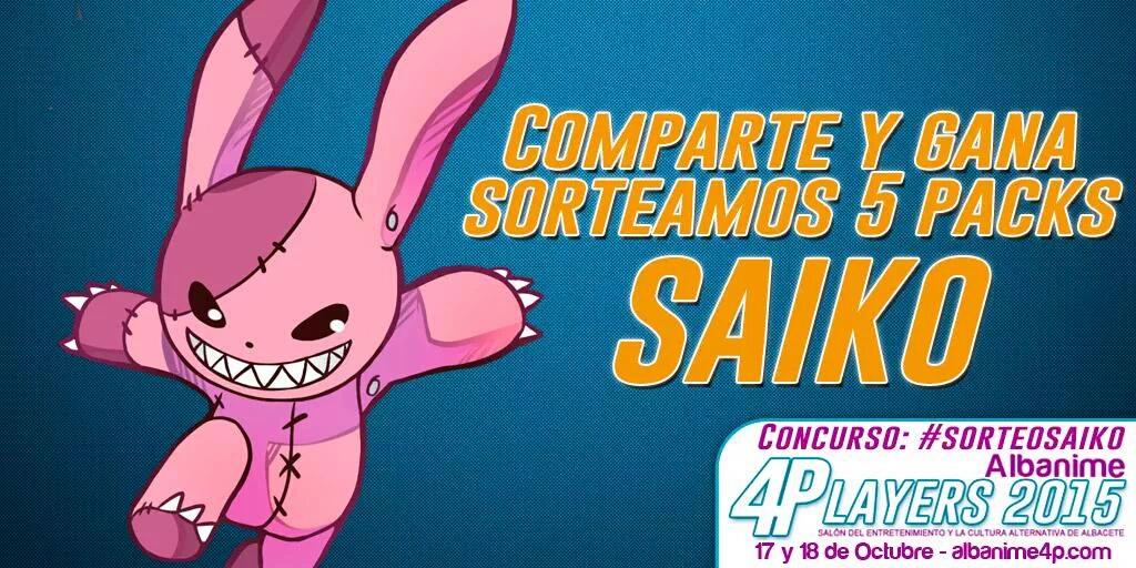 Thunder_StrikeX's tweet photo. Comparte y disfruta gratis de TODO Albanime 4Players. Regalamos 5 packs Saiko! http://t.co/mNzXWsgGcC #SorteoSaiko http://t.co/60x6bQz8RW