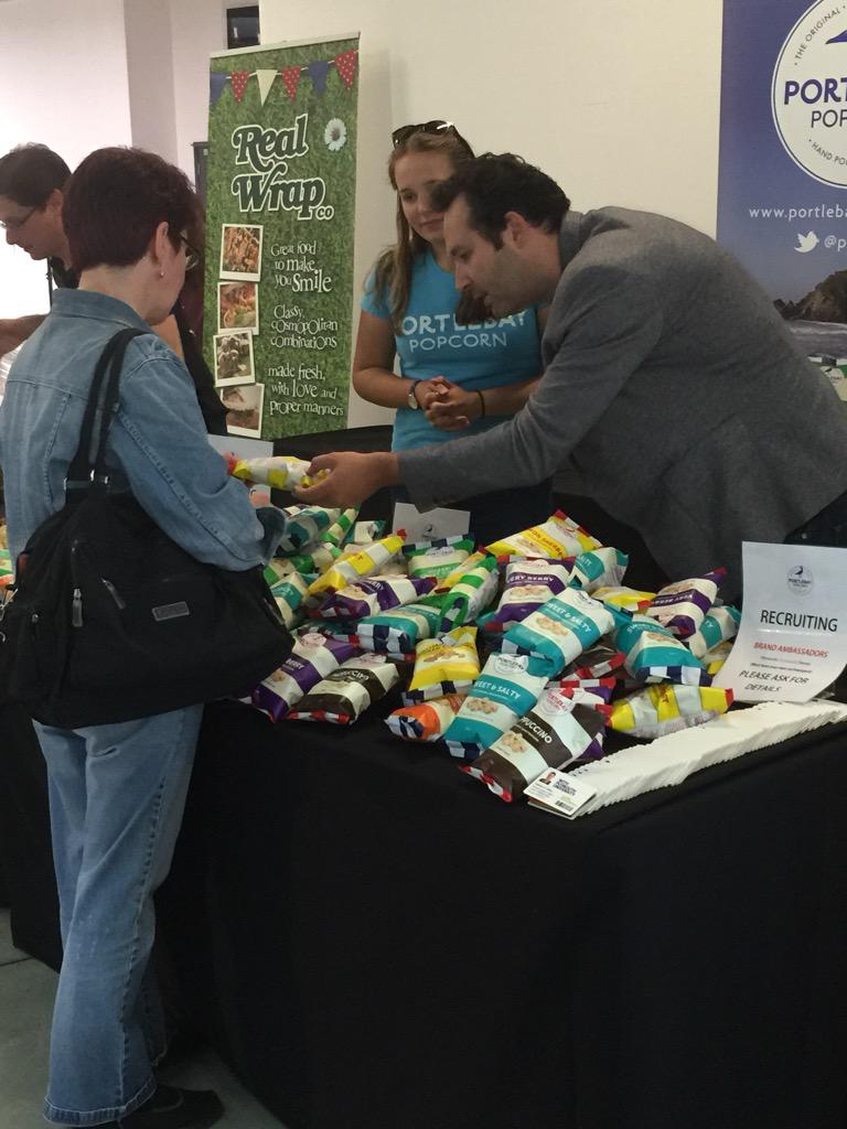 Day 3 Foodie Freshers #free popcorn <a href="/Portlebay/">Portlebay Popcorn</a> &amp; sarnies / wraps <a href="/realwrap1/">The Real Wrap Co</a> great student experience <a href="/PlymUni/">University of Plymouth</a>