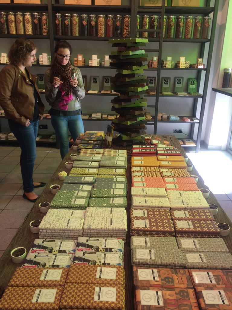 Urban Cacao, chocolade atelier aan de Rozengracht.
