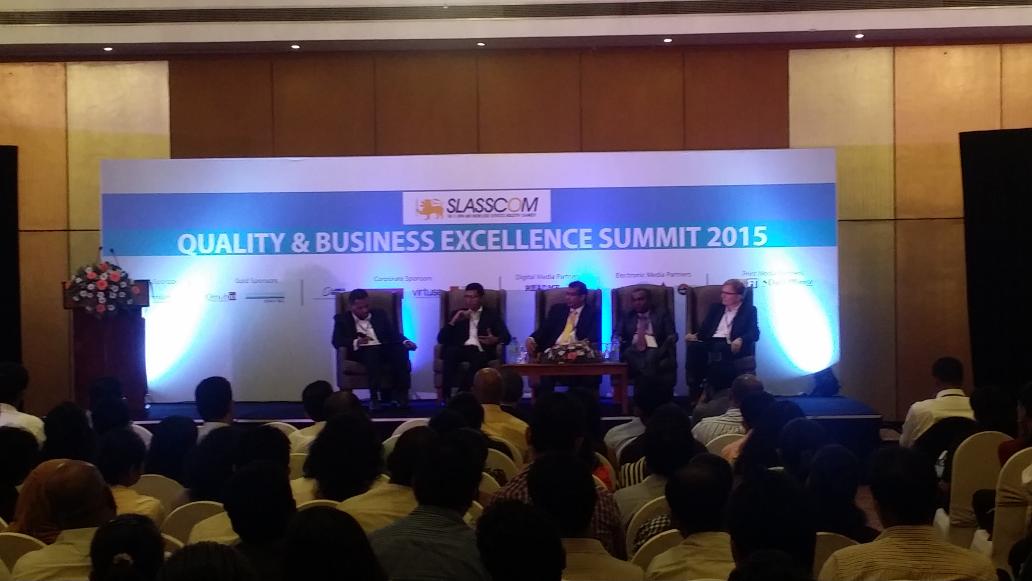 DilhanManawadu's tweet photo. Panel Discussion @SLASSCOM #QBExSummit15 http://t.co/1YXSMWsVYh