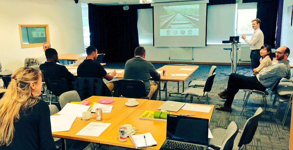 IanG_York's tweet photo. #OpenInnovLab pitches underway. Loving hearing people's journeys over the last week! @WM_RIC http://t.co/baM3JfK3Oo
