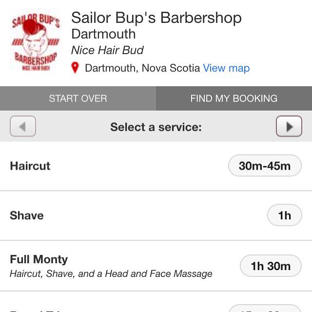 Alright #Dartmouth you can book away sailorbupsdartmouth.resurva.com <a href="/DT_Dartmouth/">Downtown Dartmouth</a> <a href="/HelloDartmouth/">Hello Dartmouth</a>