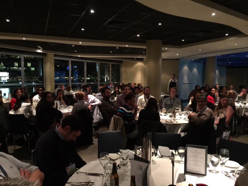 ComBio2015's tweet image. A shot from the dinner floor.