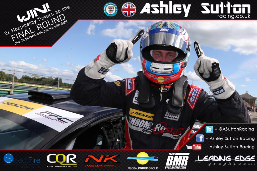 ASuttonRacing's tweet photo. Competition! Just FOLLOW, RETWEET &amp; FAVOURITE in a chance to win 2x Tickets to the final round at brands, plus more! http://t.co/G5dUPX2Y7q