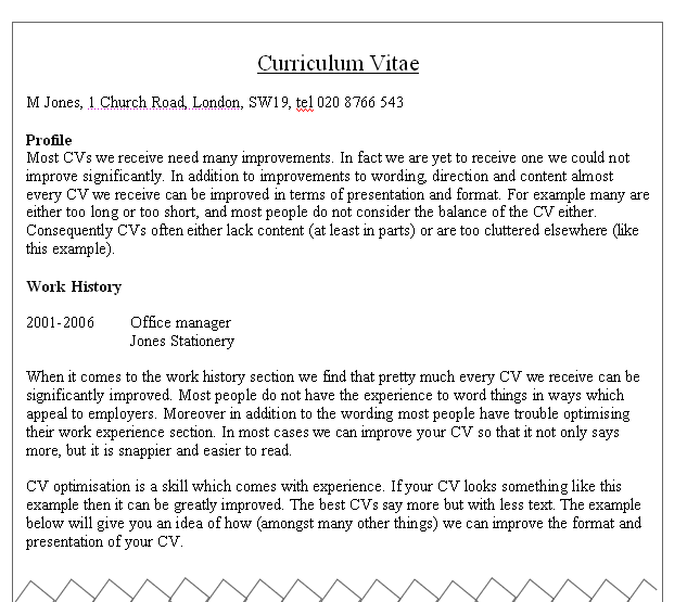 TheCVChecker's tweet image. Poor bloke... ain't got a snowball's chance in hell...