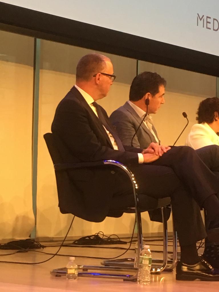 TheMobileWeek's tweet image. Edward Menicheschi, @CondeNast: Enemy of ad blocking is greatness. Be great! #AWXII