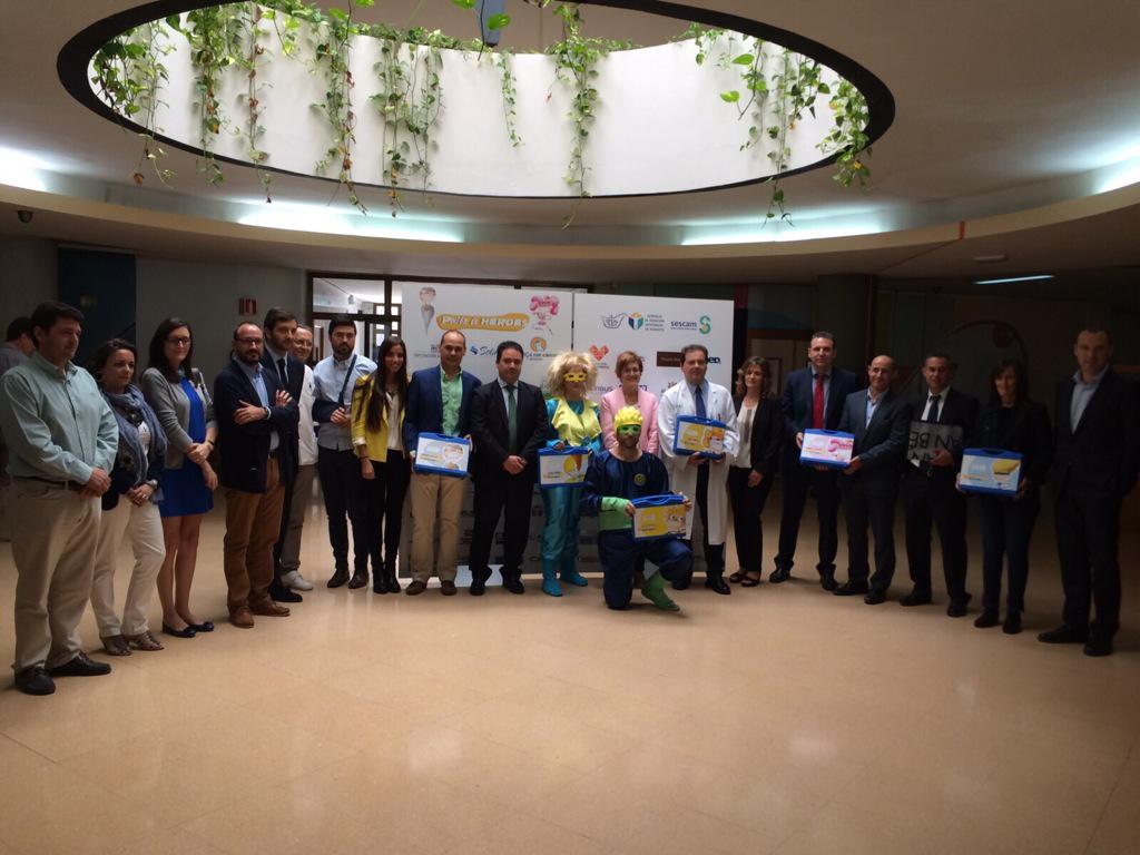 FundATRESMEDIA's tweet photo. Presentacion en @SanidadAlbacete de #pocióndehéroes para ayudar a los pequeños pacientes oncológicos @AGENCIAIDS http://t.co/W3iXaKF8u3
