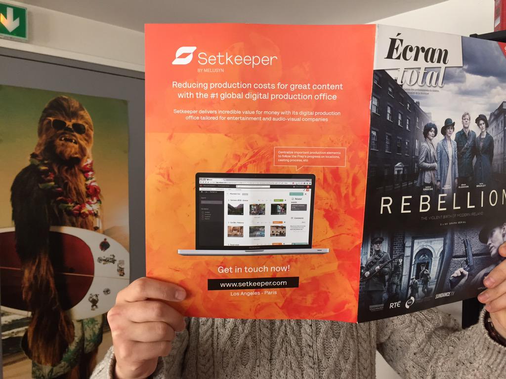 setkeeper's tweet photo. Preparing for MIPCOM with our new @melusyn international brand #setkeeper @Ecran_Total http://t.co/FCh7mBLek4