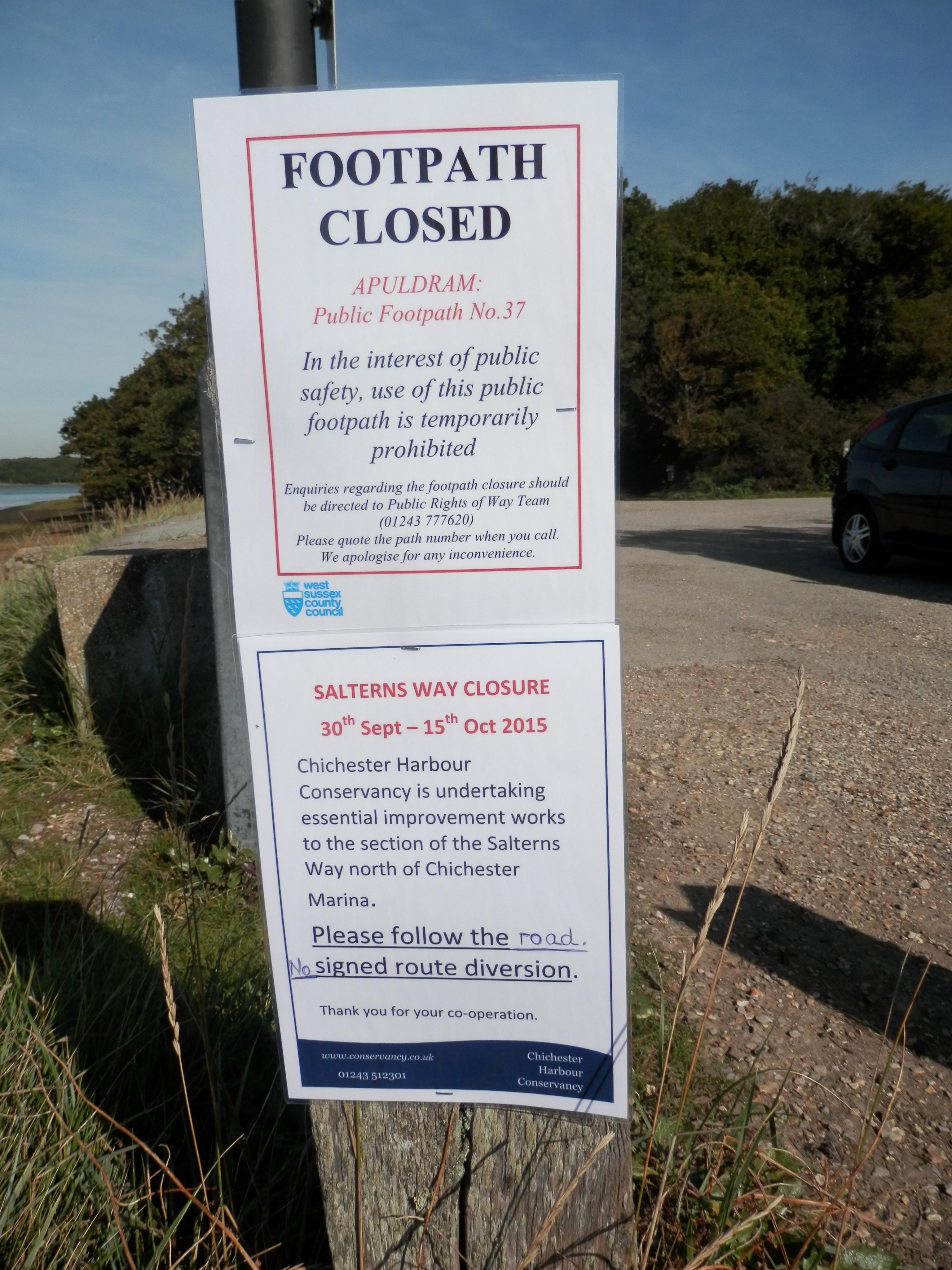 Chichester Harbour Conservancy Improvement Work Started On Footpath And Salterns Way Cycle Path North Of Chichester Marina Check Here For Updates Http T Co Ma8q59bspr Twitter