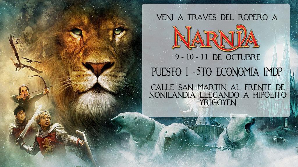 5Eco_IMDP's tweet image. 9, 10 y 11 de Octubre los esperamos en las Patronales de Pilar!! PUESTO I &quot;NARNIA&quot; - 5TO Economía IMDP 🎉🔜