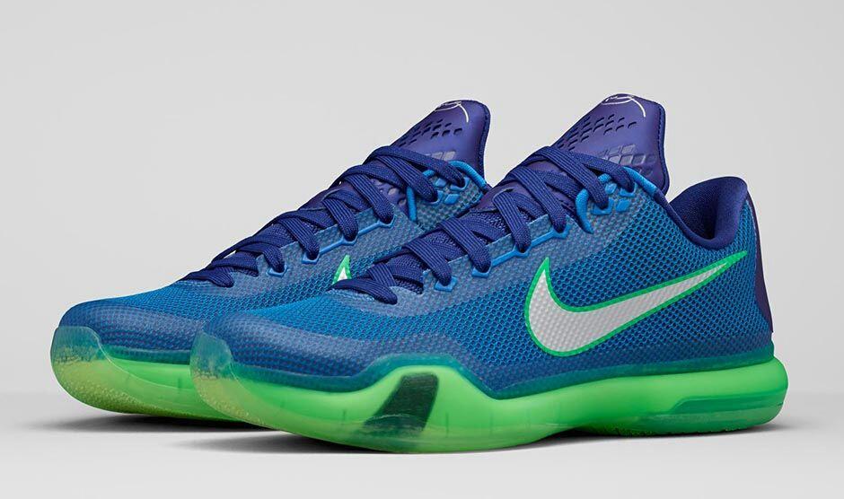 SwagmanJr's tweet photo. Nike Kobe 10 - Emerald City release on 10/03/2015 for $180 via http://t.co/PhhYjcw825 #KoFapp http://t.co/S5cXgYV3sX