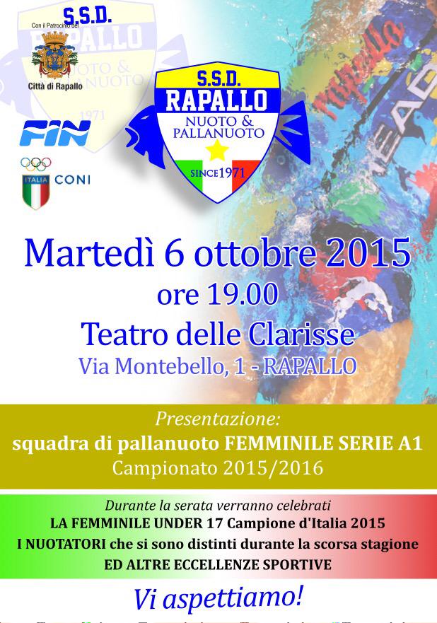 <a href="/RapalloPFemmine/">Rapallo PallanuotoF</a> <a href="/primocanale/">Primocanale</a> <a href="/FINOfficial_/">Federnuoto</a> @dariodigennaro_it <a href="/gazzettatv59/">Gazzetta Tv</a> <a href="/ilsecoloxix/">Il Secolo XIX</a>