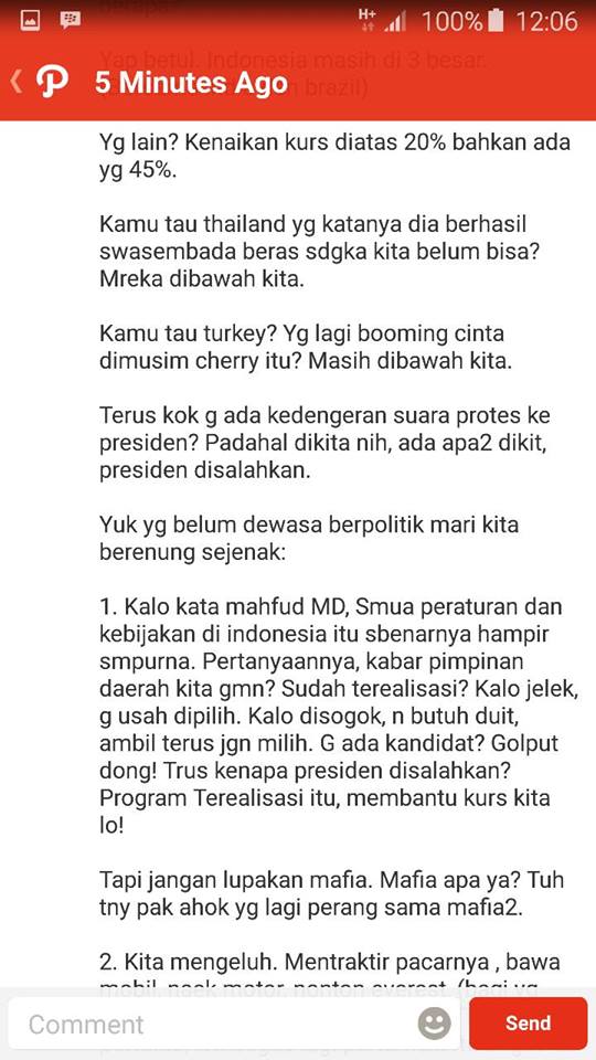 DavidRizarr's tweet photo. #SupportPresidenRI Jangan cuma menghujat, mengkritik, menghina. Itu bukan solusi.... http://t.co/fRdwl4xX7S