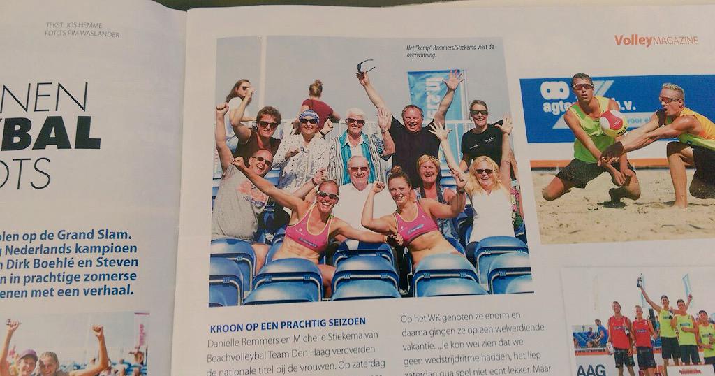 Heb je het nieuwe Volleybalmagazine al gespot met een mooie terugblik op #NKBeach2015 met 1e en 3e plek #BTDH15:)