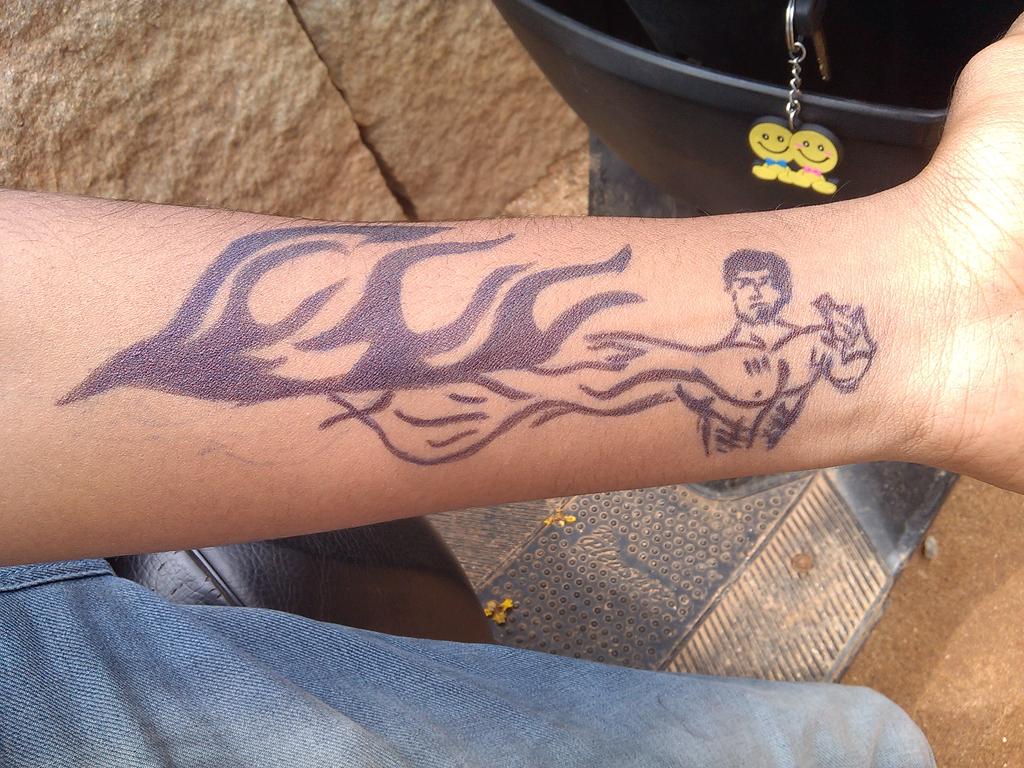 Ram Charan to sport tattoo on Arms and Chest #46 Ram Charan to sport tattoo on Arms and Chest
