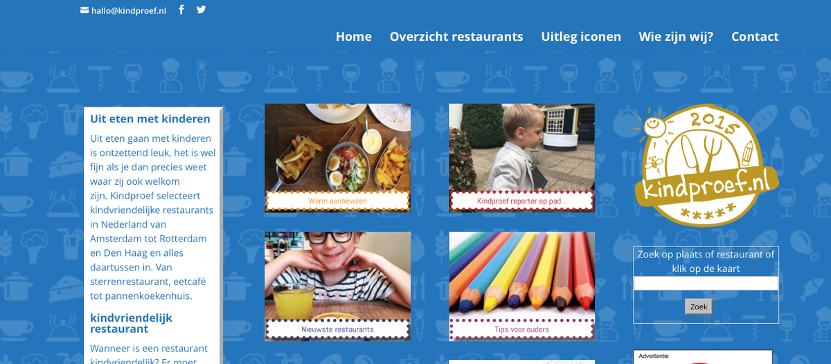Onze #website #vernieuwd! Vind makkelijker #kindvriendelijk #restaurant in de buurt! kijk op kindproef.nl