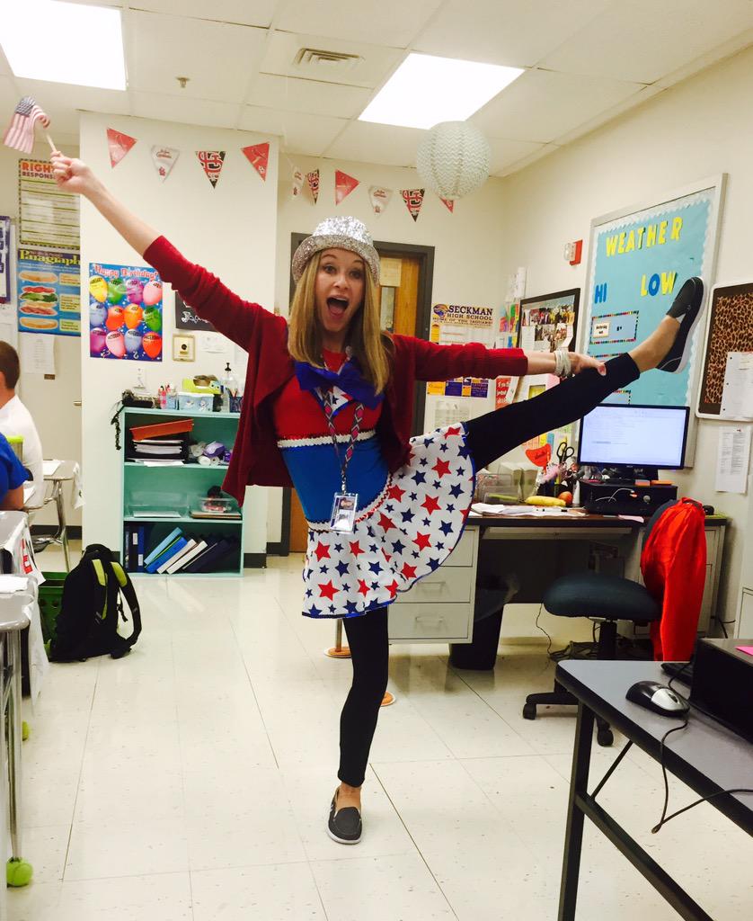 We're getting a kick out of USA Spirit Days here at SHS, Go Patterson!🇺🇸
#SeckmanSpirit2K15