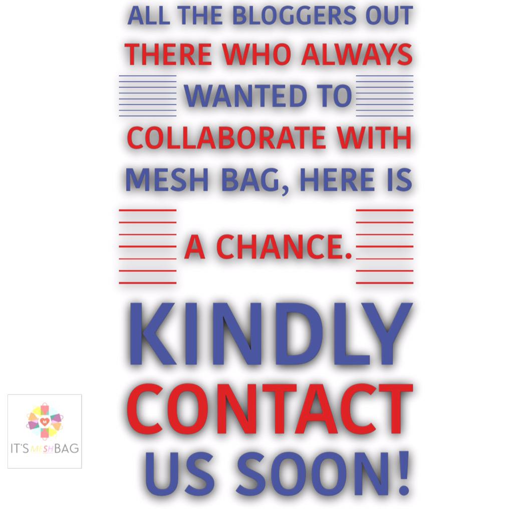 Mesh_bag's tweet photo. We have something in store for all the #bloggers out there!! 😁
Mail us at info@meshbag.in #BeAmesher http://t.co/vU4WJenZKx