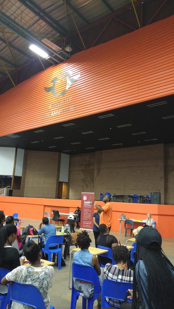 Derisha_KP's tweet photo. @xolani_mawande Explains how @SABPP1 walks with students as they kick start their career. #futureHRProfessionals. http://t.co/vLyhiWTP0L