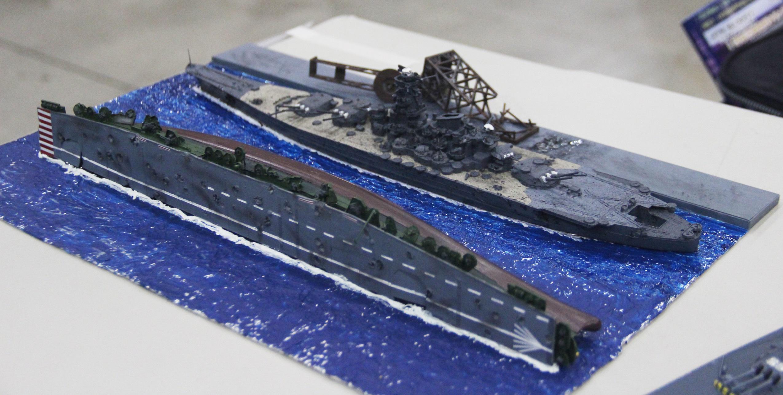 海底に眠る空母信濃 沈没ジオラマ www.cubatargets.com